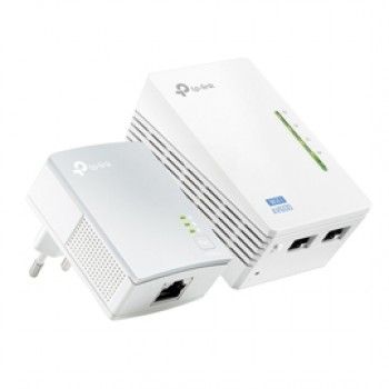 Starter Kit Powerline AV600 - Wi-Fi N 300Mbps con 2 porte Fast Ethernet - Tp-Link Starter Kit Powerline AV600 - Wi-Fi N 300Mbps con 2 porte Fast Ethernet - Tp-Link