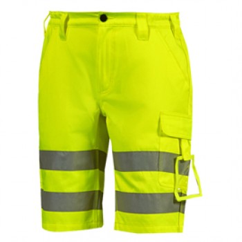 Bermuda alta visibilità Altair - taglia XL - giallo fluo - U-Power Bermuda alta visibilità Altair - taglia XL - giallo fluo - U-Power