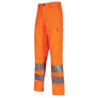 Pantaloni invernali alta visibilità Sirius - taglia XL - arancio fluo - U-Power