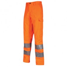 Pantaloni invernali alta visibilità Sirius - taglia XL - arancio fluo - U-Power