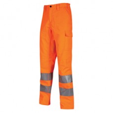 Pantaloni alta visibilità Vega - taglia XXL - arancio fluo - U-Power