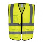 Gilet alta visibilità GILPOCK - poliestere riciclato - taglia L - giallo fluo - Deltaplus