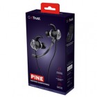 Auricolari - doppio  microfono staccabile - Nero - Trust