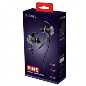 Auricolari - doppio  microfono staccabile - Nero - Trust