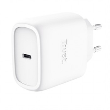 Caricatore - 45W - GaN USB-C - Bianco - MAXO -Trust Caricatore - 45W - GaN USB-C - Bianco - MAXO -Trust