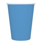 Bicchieri biodegradabili Ecocolor - 250cc - turchese - Big Party - conf. 25 pezzi