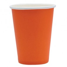 Bicchieri biodegradabili Ecocolor - 250cc - arancione - Big Party - conf. 25 pezzi