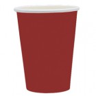 Bicchieri biodegradabili Ecocolor - 250cc - rosso intenso - Big Party - conf. 25 pezzi