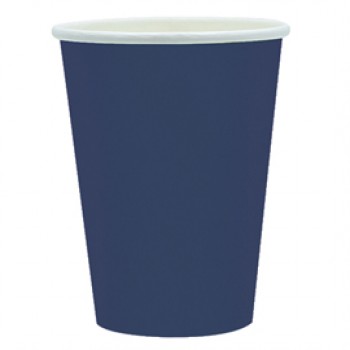 Bicchieri biodegradabili Ecocolor - 250cc - blu notte - Big Party - conf. 25 pezzi Bicchieri biodegradabili Ecocolor - 250cc - blu notte - Big Party - conf. 25 pezzi