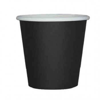 Bicchieri biodegradabili Ecocolor - 80cc - nero - Big Party - conf. 25 pezzi