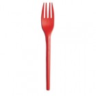 Forchette in CPLA - 16 cm - rosso - Big Party - conf. 20 pezzi