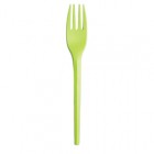 Forchette in CPLA - 16 cm - verde mela - Big Party - conf. 20 pezzi