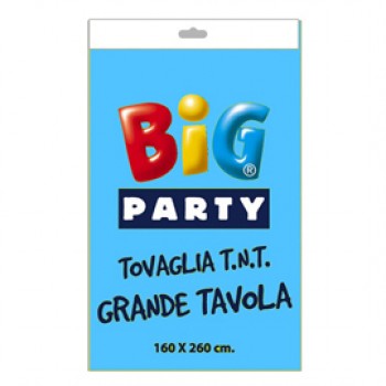 Tovaglia TNT - 160 x 260 cm - turchese - Big Party - Tovaglia TNT - 160 x 260 cm - turchese - Big Party -