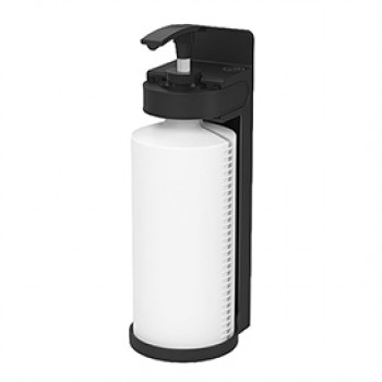 Dispenser Nenya - con supporto murale - 6,5 x 7,1 x 18,2 cm - 300 ml - ABS - nero - Medial International Dispenser Nenya - con supporto murale - 6,5 x 7,1 x 18,2 cm - 300 ml - ABS - nero - Medial International