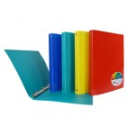 Raccoglitore Garda - 22 x 30 cm - 4 anelli tondi 16 mm - PP - colori assortiti - Plastibor
