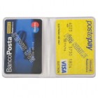Portacard Bicard 890 - con 2 tasche a copertina - PVC - Alplast - conf. 50 pezzi