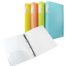Raccoglitore Sping - A4 - 4 anelli tondi 30 mm - PP - dorso 4 cm - colori assortiti - Colorosa
