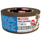 Nastro adesivo - 5 cm x 132 m - PP - silenzioso - avana - Geko