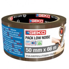 Nastro adesivo - 5 cm x 66 m - PP - silenzioso - avana - Geko