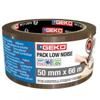 Nastro adesivo - 5 cm x 66 m - PP - silenzioso - avana - Geko