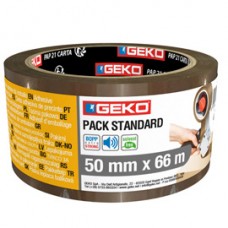 Nastro adesivo - 5 cm x 66 m - PLP - standard - avana - Geko