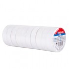Nastro adesivo isolante - 15mm x 10 m - PVC - bianco - Geko