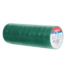 Nastro adesivo isolante - 15mm x 10 m - PVC - verde - Geko