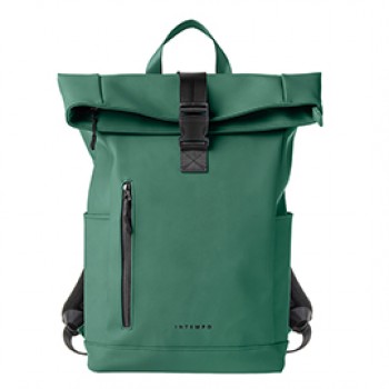 Zaino Roll-top Drop - 30 x 42 x 14 cm - gomma - verde - In Tempo