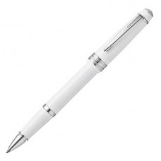 Penna roller Bailey Light - punta F - fusto bianco/cromo - Cross