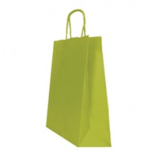 Shopper Twisted - maniglie cordino - 22 x 10 x 29 cm - carta kraft - verde fagiolo - Mainetti Bags - conf. 25 pezzi Shopper Twisted - maniglie cordino - 22 x 10 x 29 cm - carta kraft - verde fagiolo - Mainetti Bags - conf. 25 pezzi