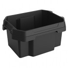 Contenitore multiuso FABER BOX - plastica - nero - 38,5 x 29 x 19,5 cm -  15 litri - Terry