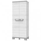 Armadio CAB2680 sequoia - 2 ante - 68 x 39 x 172 cm - plastica - grigio - Terry