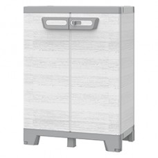 Armadio CAB680 sequoia - 2 ante - 68 x 39 x 93,5 cm - plastica - grigio - Terry