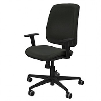 Sedia ergonomica Alares - con braccioli regolabili - nero - Piqueras y Crespo Sedia ergonomica Alares - con braccioli regolabili - nero - Piqueras y Crespo