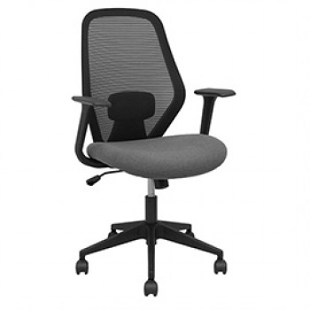 Seduta operativa Ergo 529 - con braccioli fissi - tessuto - grigio - Piqueras y Crespo Seduta operativa Ergo 529 - con braccioli fissi - tessuto - grigio - Piqueras y Crespo