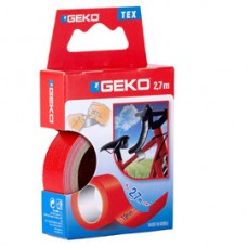 Nastro adesivo telato Tex - 19 mm x 2,7 m - rosso - Geko