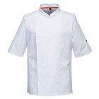 Giacca cuoco MeshAir Pro - maniche corte - taglia XL - bianco - Portwest