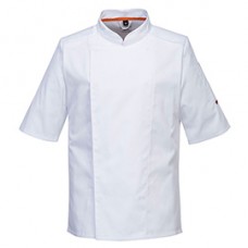 Giacca cuoco MeshAir Pro - maniche corte - taglia XL - bianco - Portwest