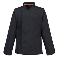 Giacca cuoco MeshAir Pro - maniche lunghe - taglia M - nero - Portwest
