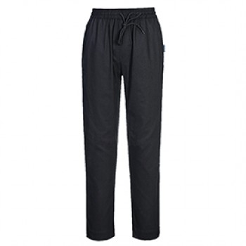Pantaloni cuoco MeshAir Pro - taglia L - nero - Portwest Pantaloni cuoco MeshAir Pro - taglia L - nero - Portwest