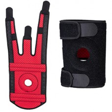 Supporto per ginocchio a rotula aperta - taglia unica - nero - Portwest