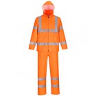Completo antipioggia HiVi - ripiegabile - impermeabile - L - arancione fluo - Portwest