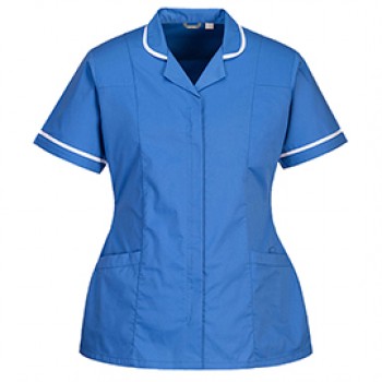 Camice da donna - maniche corte - elasticizzato - taglia S - azzurro - Portwest Camice da donna - maniche corte - elasticizzato - taglia S - azzurro - Portwest