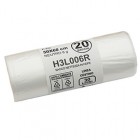 Sacco rifiuti - HDPE - 50 x 60 cm - 30 L - 15my - neutro - Bio Extrusion - conf. 20 pezzi