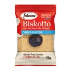 Biscotti farciti linea Biskotti -  ciliegia - monoporzione da 55 gr - Falcone