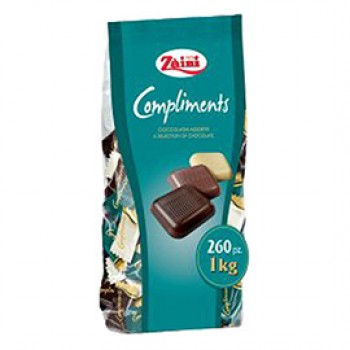 Cioccolatini Complimets assortiti - busta 1 kg - Zaini - conf. 260 pezzi