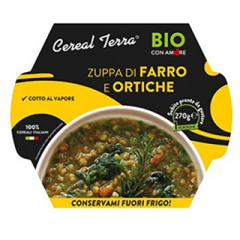 Zuppa di farro e ortiche - 300 gr - Cereal Terra Zuppa di farro e ortiche - 300 gr - Cereal Terra