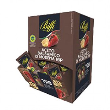 Aceto balsamico di Modena IGP - bustina monodose da 5 ml - Biffi - conf. 198 pezzi