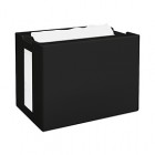 Dispenser antibatterico - per tovaglioli interfogliati - nero – Papernet