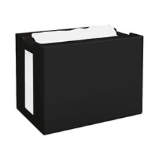 Dispenser antibatterico - per tovaglioli interfogliati - nero – Papernet